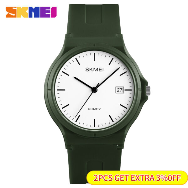 SKMEI 1449 Ladies Casual Sports Couple Women Wristwatch Lady Large Dial - Image 2