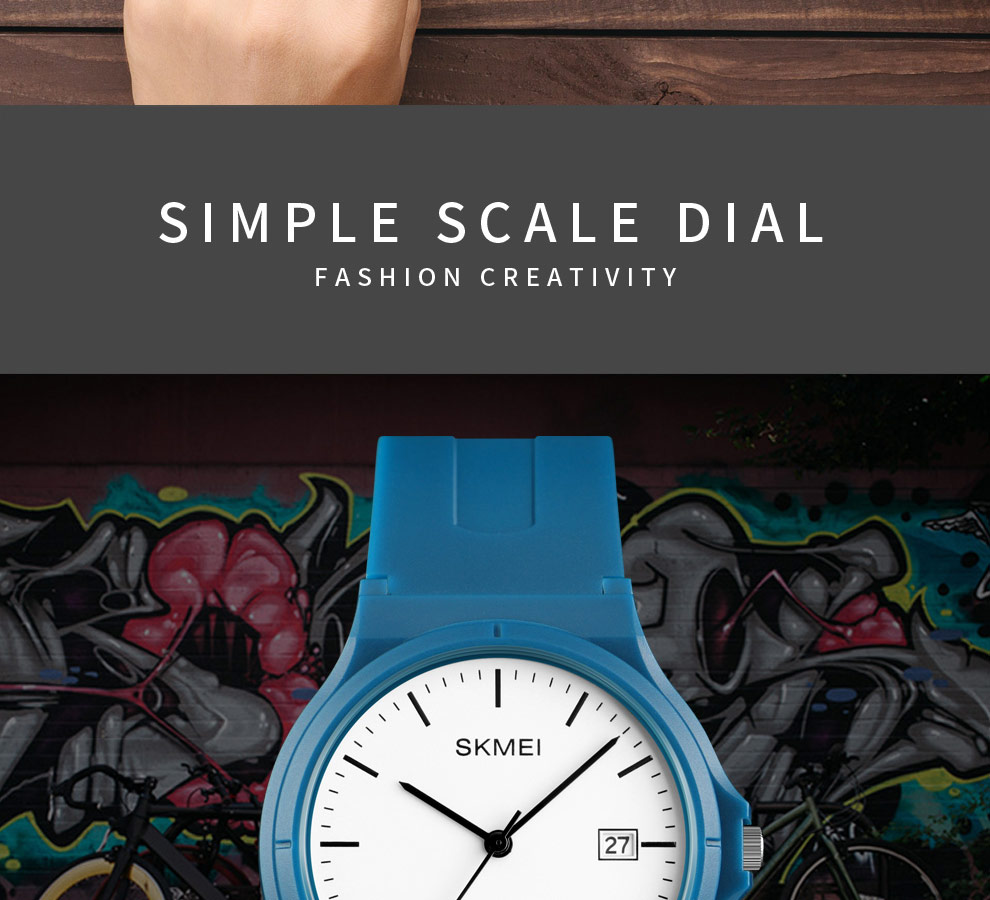 SKMEI Ladies Casual Sports Couple PU Strap Calendar Women Top Luxury Wristwatch Lady Large Dial Relogio Feminino 1449
