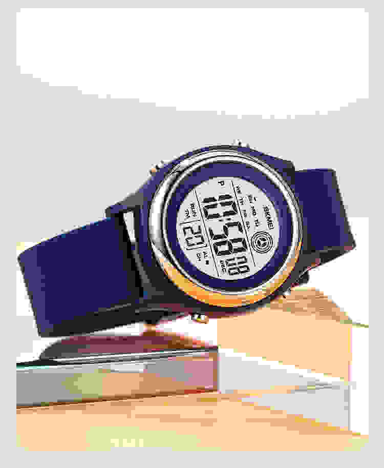 SKMEI Fashion Back Light Display Countdown Digital Watches Women Stopwatch Lady Wristwatch 50M Waterproof Shockproof reloj mujer