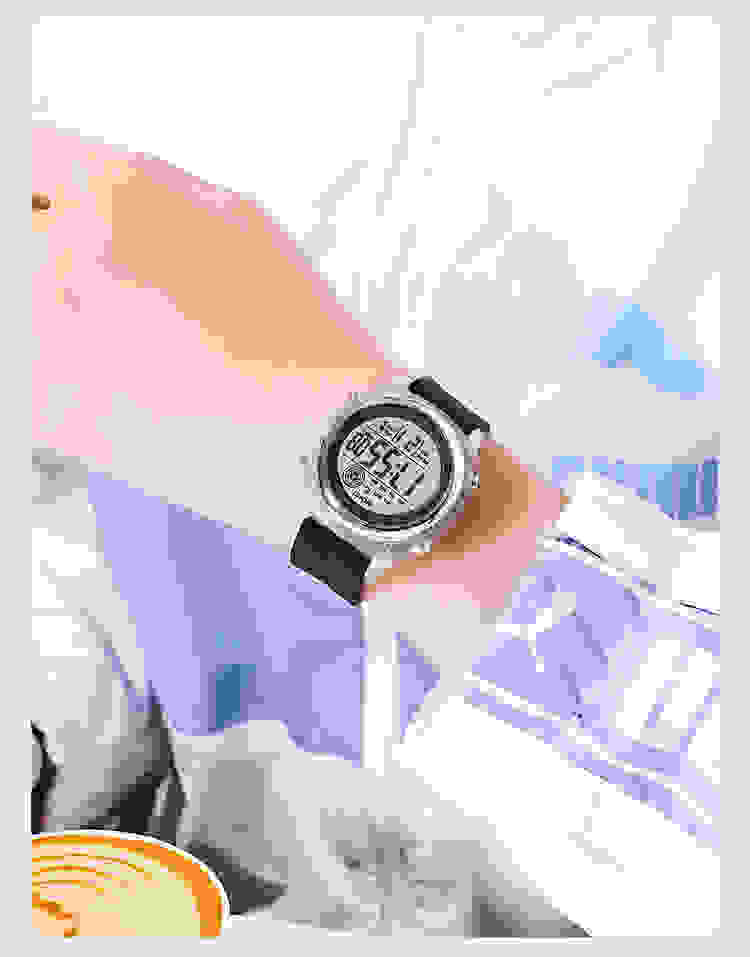 SKMEI Fashion Back Light Display Countdown Digital Watches Women Stopwatch Lady Wristwatch 50M Waterproof Shockproof reloj mujer