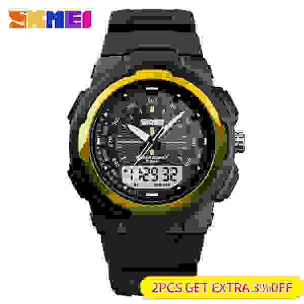 SKMEI 1454 Back Light Dual Time Display Outdoor Sports Watch - Image 2