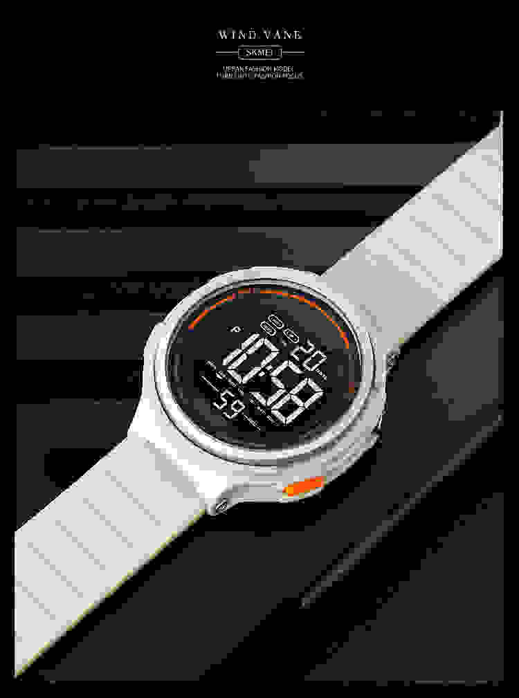 SKMEI Japan Digital movement LED Light Countdown Mens Sport Watches Fashion Camouflage 5Bar Waterproof Wristwatch Alarm Clock