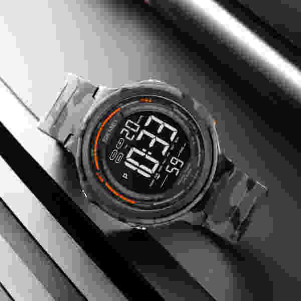 SKMEI 1841 Japan Digital movement LED Light Countdown Mens Sport Watch - Image 4