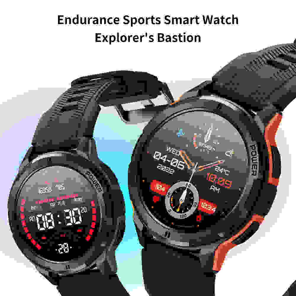 SKMEI C25 410mAh AMOLED Smartwatch 1.43 inch 1ATM Waterproof Heart Rate Monitor Pedometer Bluetooth