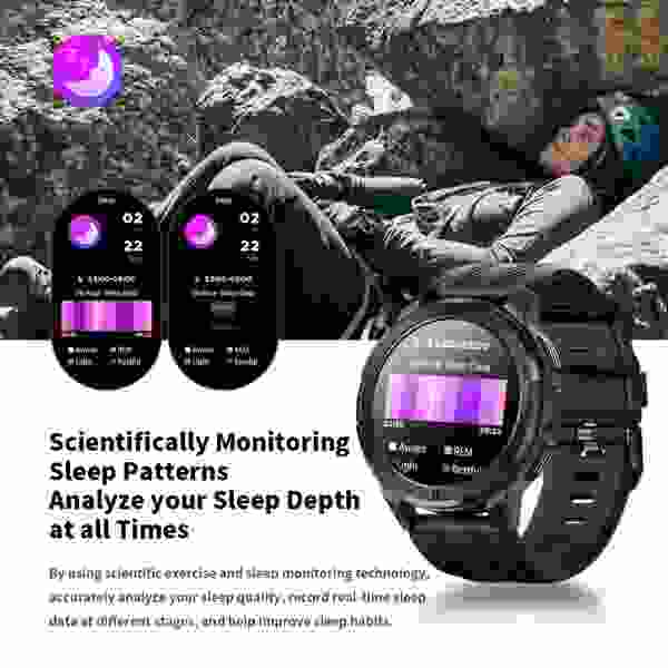 SKMEI Full Touch AMOLED Hours Display Bluetooth Call Digital Sport Watch Mens Pedometer - Image 3