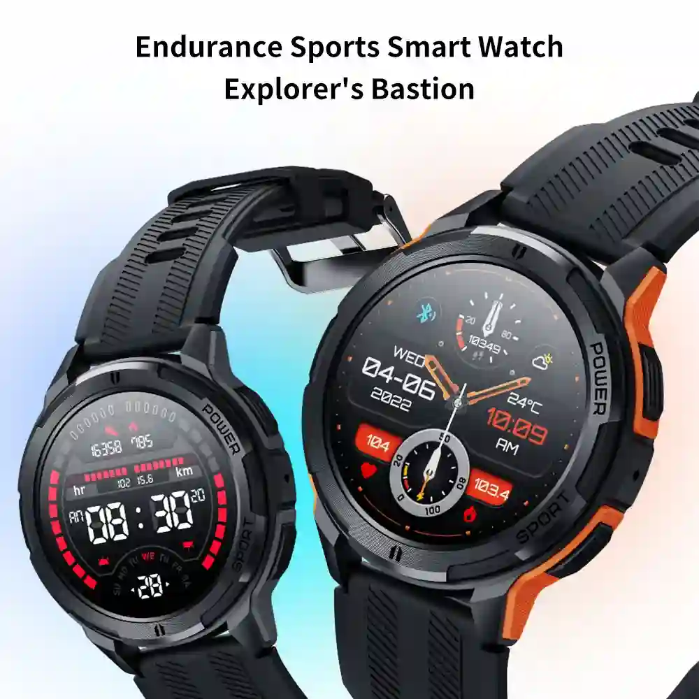 SKMEI Full Touch AMOLED Hours Display Bluetooth Call Digital Sport Watches Mens Pedometer Countdown Clock Waterproof Wristwatch