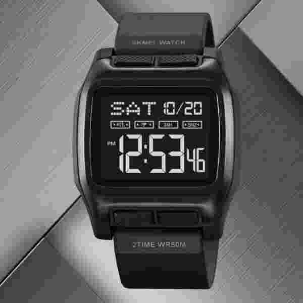 SKMEI 2193 Japan Digital movement Countdown Wristwatch For Mens 5Bar Waterproof - Image 2