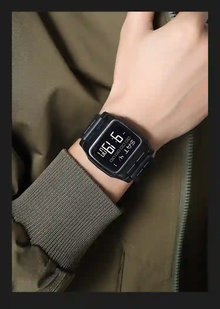 SKMEI Japan Digital movement Countdown Wristwatch For Mens 5Bar Waterproof back Light Display Chrono Watches Clock reloj hombre