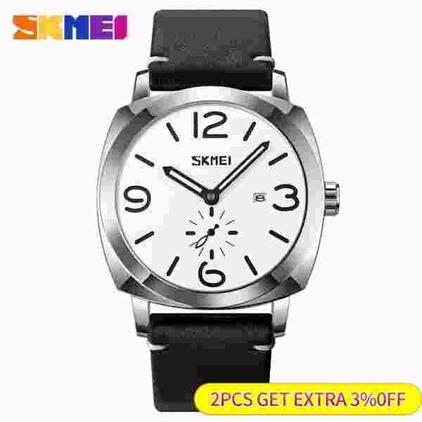 SKMEI 9305 Luxury Quartz Men Wristwatch Fashion Waterproof - Image 2