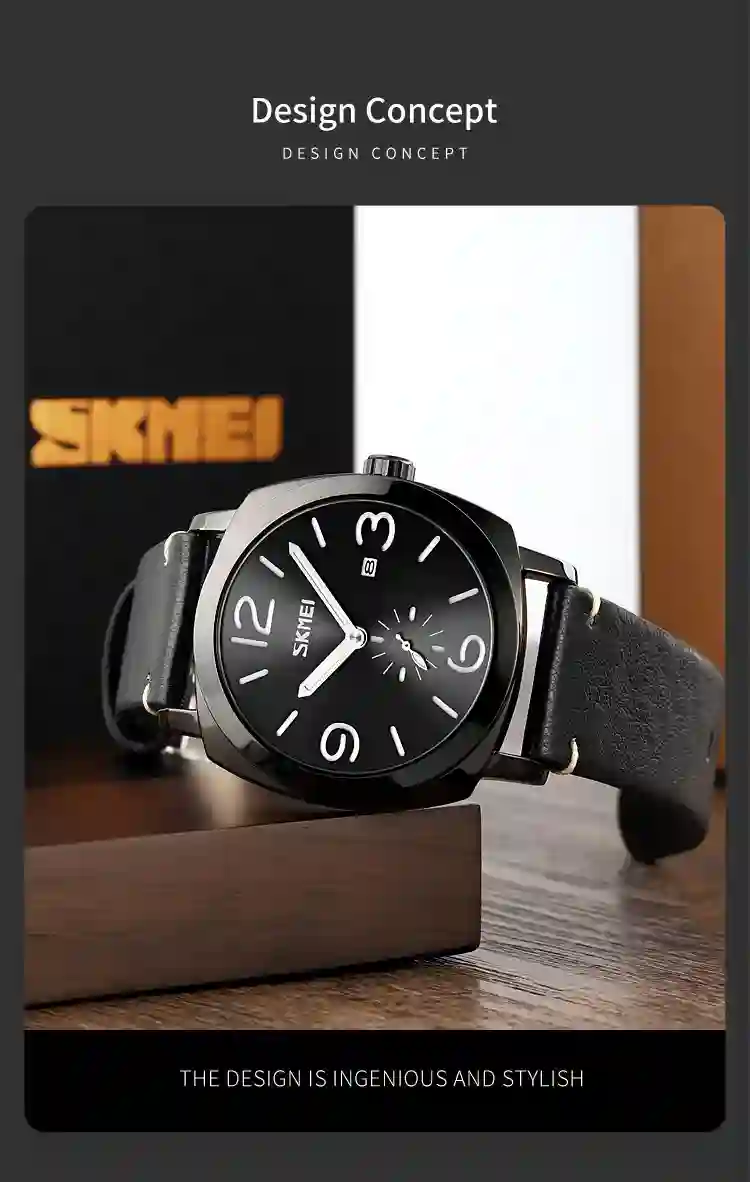 SKMEI 9305 Luxury Quartz Men Wristwatches Fashion Waterproof Simple Genuine Date Time Sport Watches Mens Clock Reloj Masculino