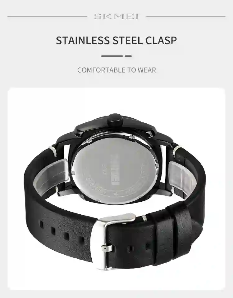 SKMEI 9305 Luxury Quartz Men Wristwatches Fashion Waterproof Simple Genuine Date Time Sport Watches Mens Clock Reloj Masculino