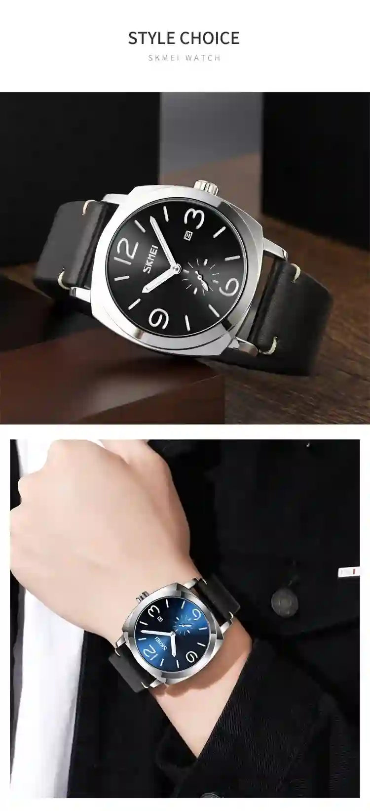 SKMEI 9305 Luxury Quartz Men Wristwatches Fashion Waterproof Simple Genuine Date Time Sport Watches Mens Clock Reloj Masculino