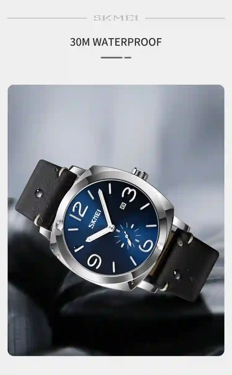 SKMEI 9305 Luxury Quartz Men Wristwatches Fashion Waterproof Simple Genuine Date Time Sport Watches Mens Clock Reloj Masculino