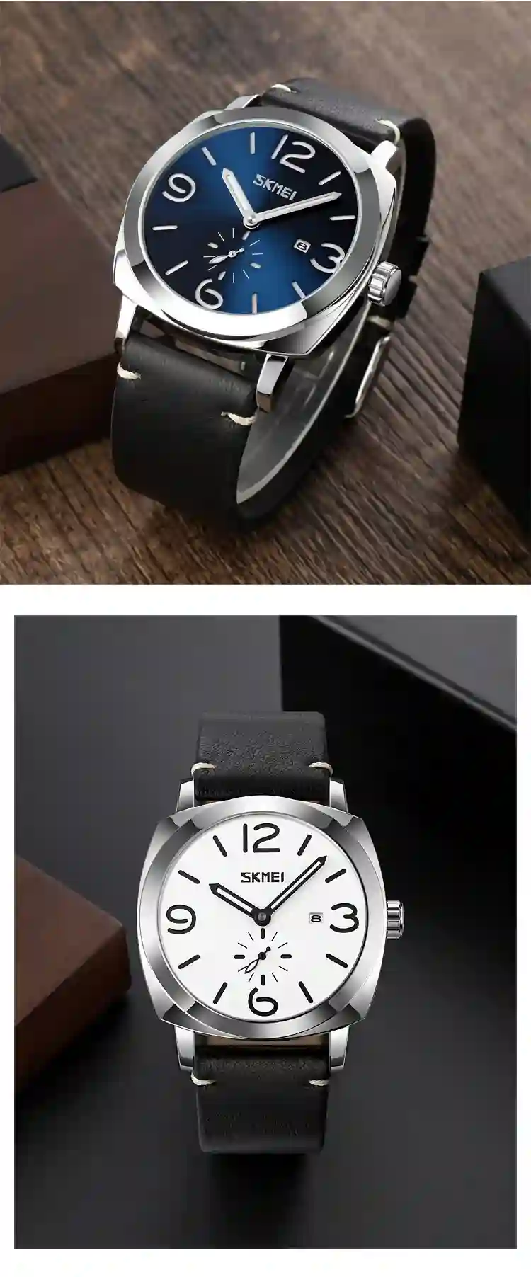 SKMEI 9305 Luxury Quartz Men Wristwatches Fashion Waterproof Simple Genuine Date Time Sport Watches Mens Clock Reloj Masculino