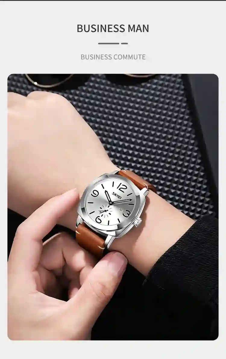 SKMEI 9305 Luxury Quartz Men Wristwatches Fashion Waterproof Simple Genuine Date Time Sport Watches Mens Clock Reloj Masculino