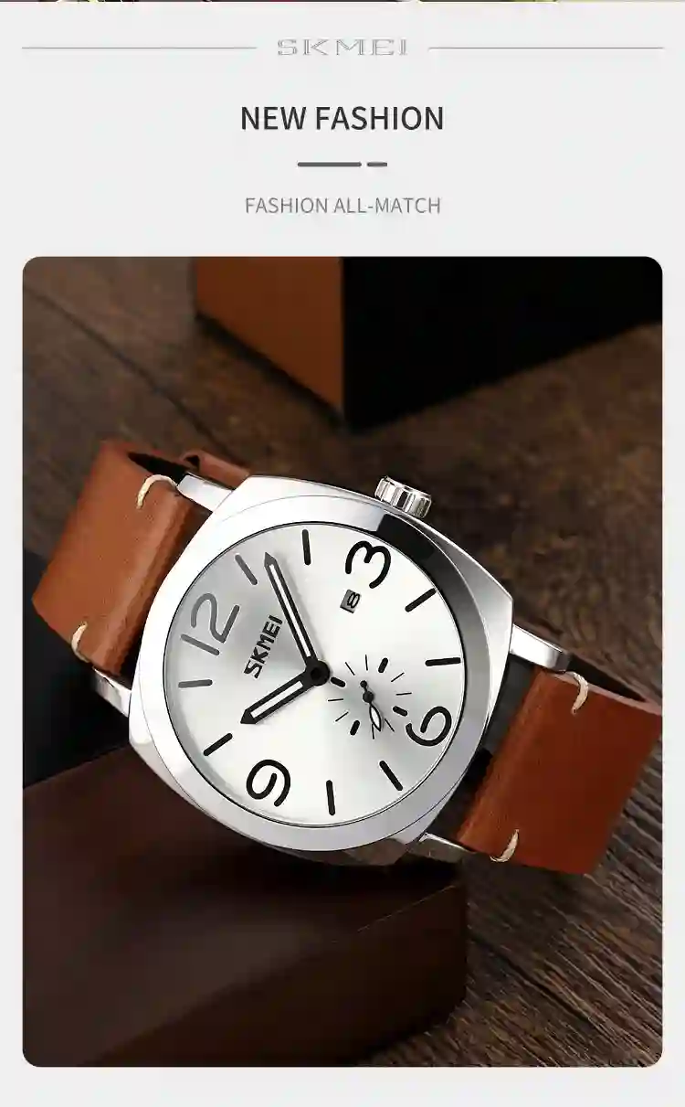 SKMEI 9305 Luxury Quartz Men Wristwatches Fashion Waterproof Simple Genuine Date Time Sport Watches Mens Clock Reloj Masculino