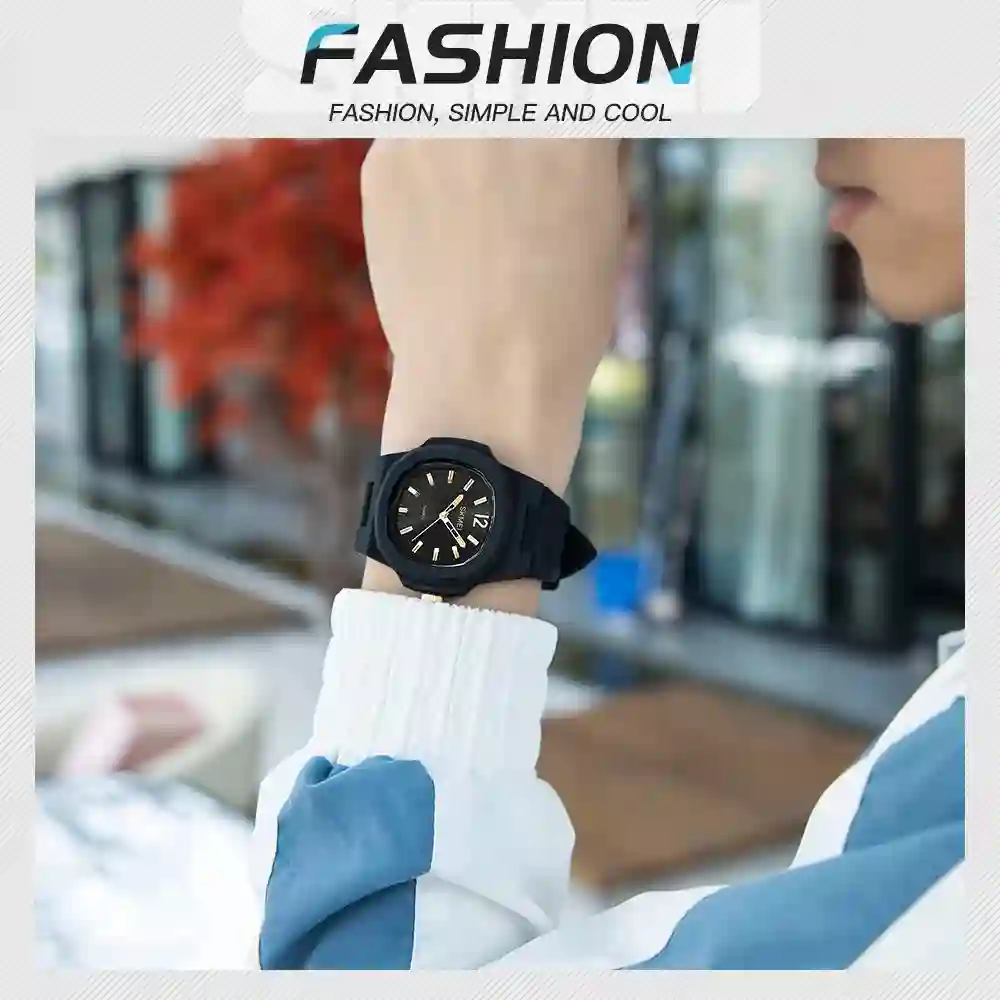 SKMEI 1717 Casual Waterproof Men Women Quartz Watch Fashion Sport Mens Wristwatches Date Calendar Girl Man Clock reloj hombre