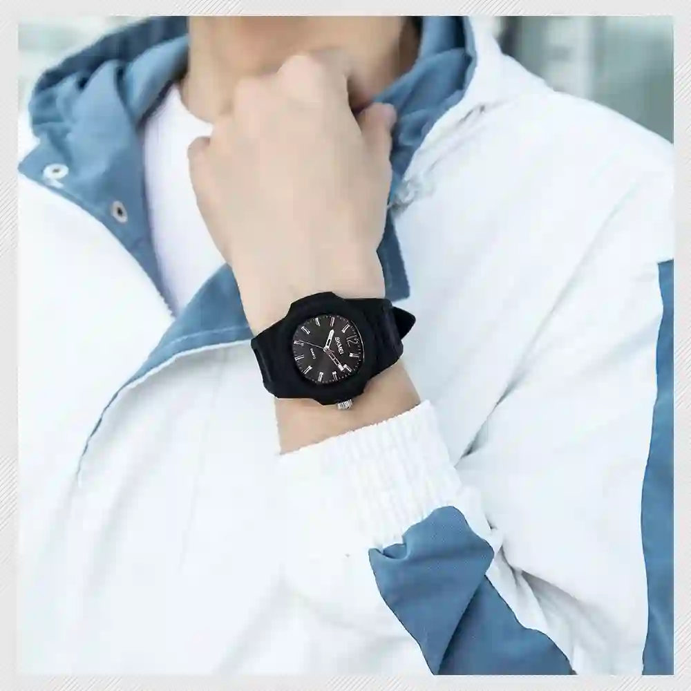SKMEI 1717 Casual Waterproof Men Women Quartz Watch Fashion Sport Mens Wristwatches Date Calendar Girl Man Clock reloj hombre