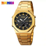 SKMEI 1816 Quartz Business Watch Men Digital Dual Time Display Waterproof