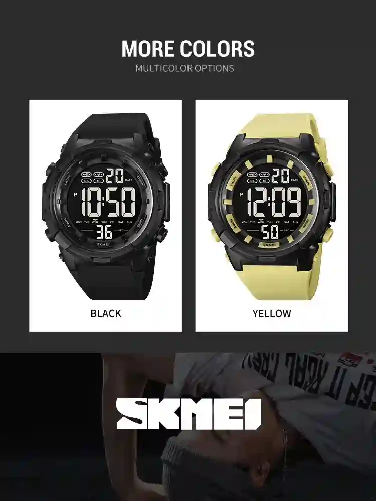 SKMEI 1845 Outdoor Military Sports Digital Mens Watches Countdown Waterproof Electronic Wristwatches Men Clock Relogio Masculino