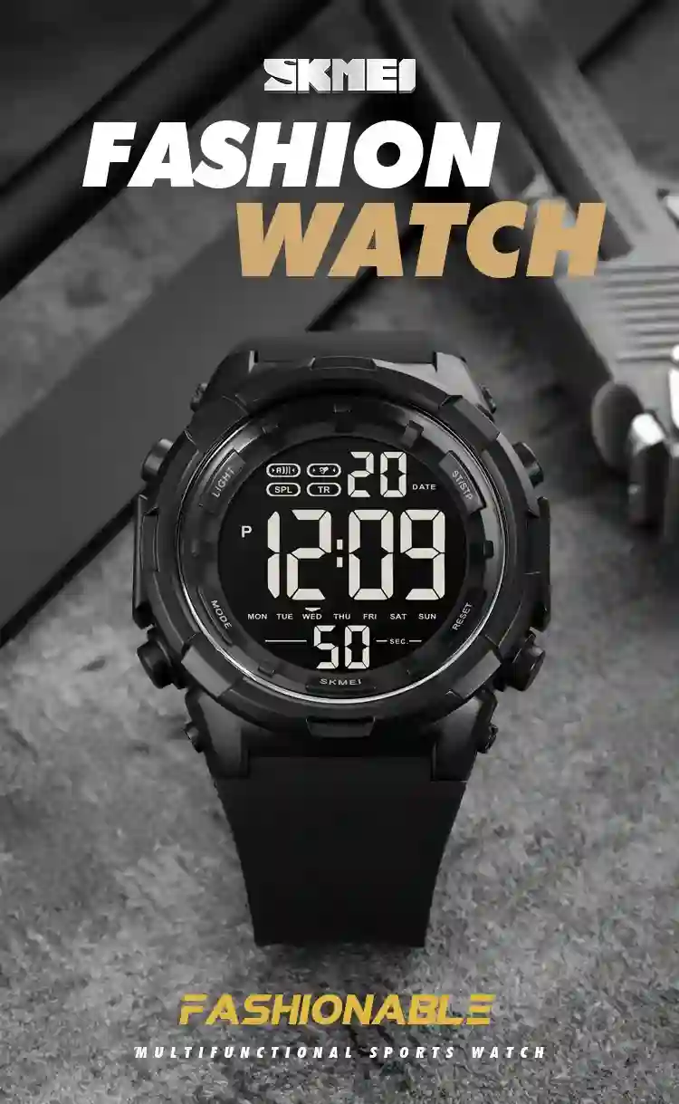 SKMEI 1845 Outdoor Military Sports Digital Mens Watches Countdown Waterproof Electronic Wristwatches Men Clock Relogio Masculino