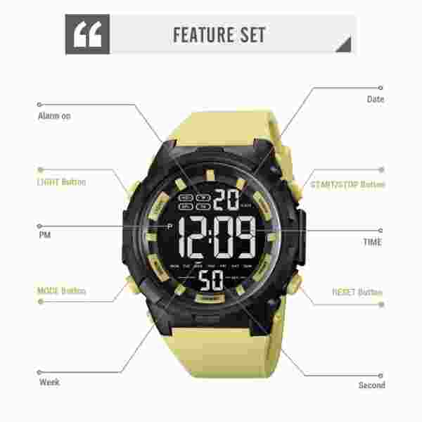 SKMEI 1845 Outdoor Military Sports Digital Mens Watch - Image 3