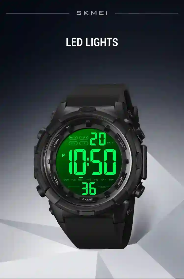 SKMEI 1845 Outdoor Military Sports Digital Mens Watches Countdown Waterproof Electronic Wristwatches Men Clock Relogio Masculino