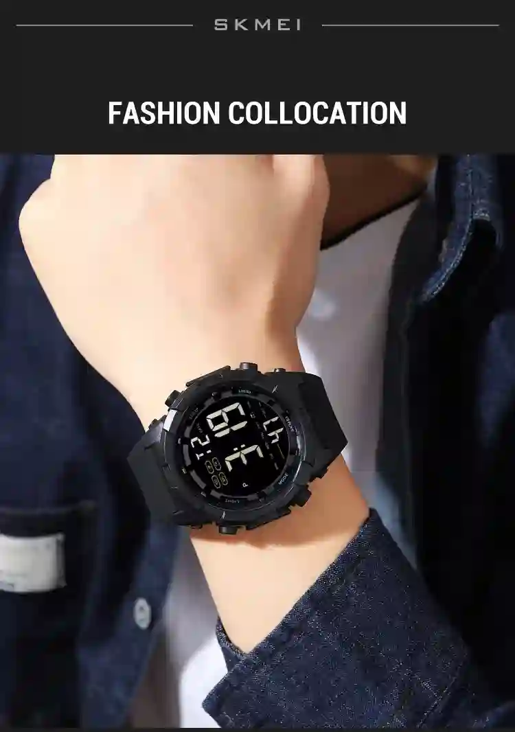 SKMEI 1845 Outdoor Military Sports Digital Mens Watches Countdown Waterproof Electronic Wristwatches Men Clock Relogio Masculino