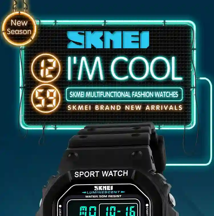 SKMEI 1134 Digital Sport Men's Watches Waterproof Military Watch Alarm Calendar Male Electronic Clock relogio masculino 1628