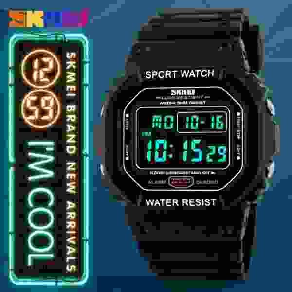 SKMEI 1134 Digital Sport Men's Watch Waterproof Military Watch - Image 6