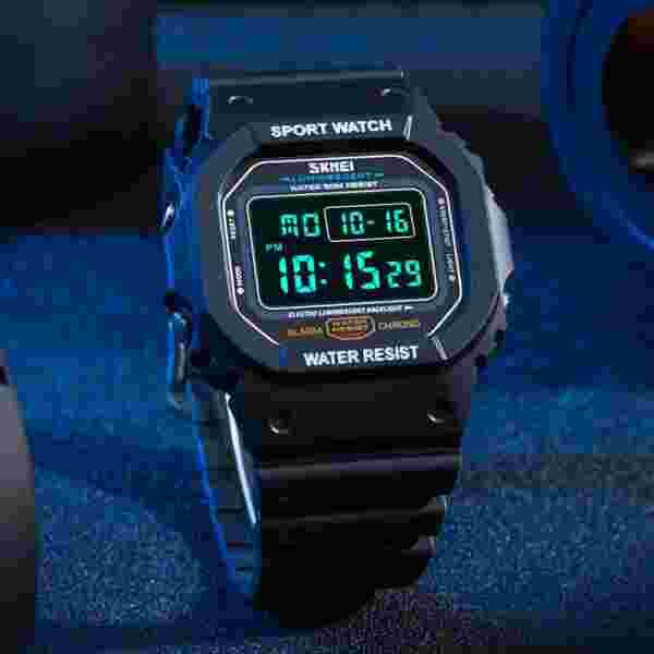SKMEI 1134 Digital Sport Men's Watch Waterproof Military Watch - Image 2