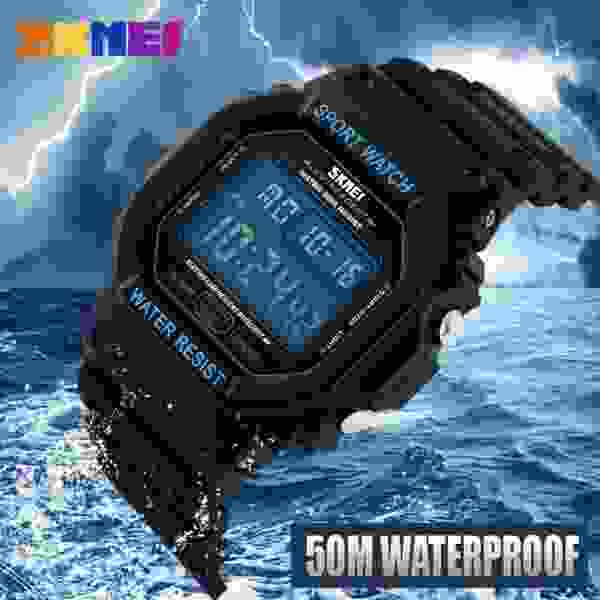 SKMEI 1134 Digital Sport Men's Watch Waterproof Military Watch - Image 4