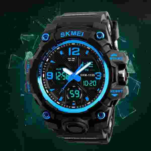 SKMEI 1155 Men Digital Sport Men Watch Electronic Military Wristwatch - Image 6