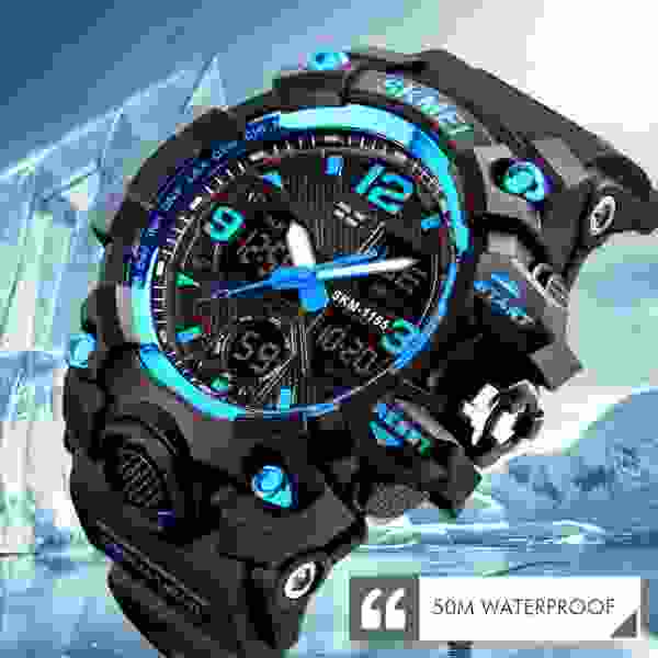 SKMEI 1155 Men Digital Sport Men Watch Electronic Military Wristwatch - Image 5