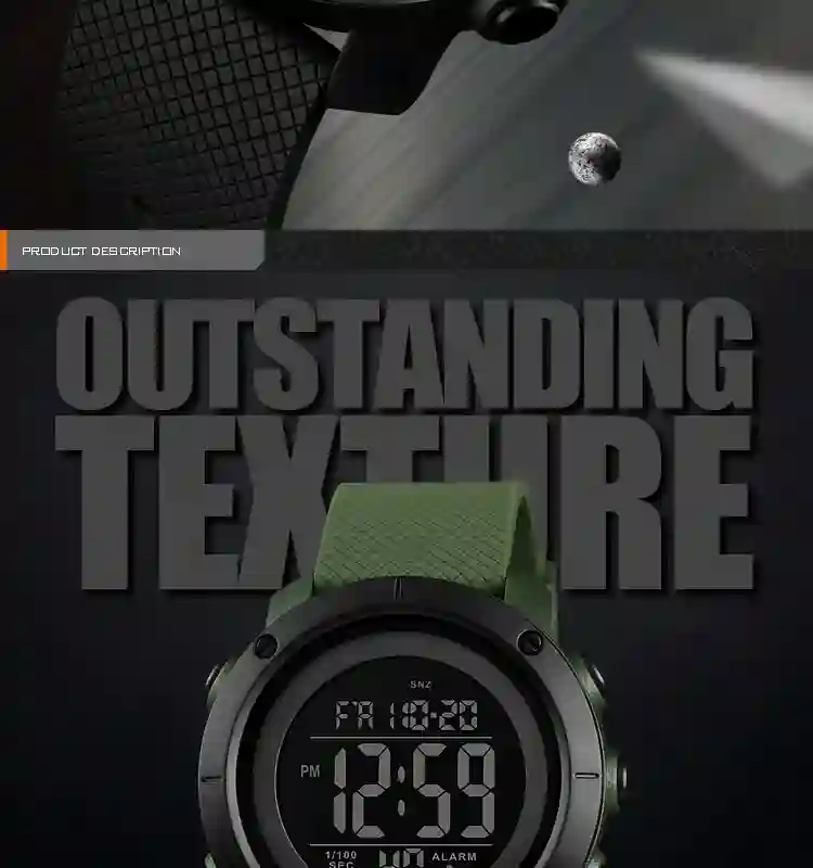 SKMEI 1416 Sport Watch Men Luxury Waterproof Electronic Watches Alarm Clock Men's Digital Wristwatches Relogio Masculino 1426