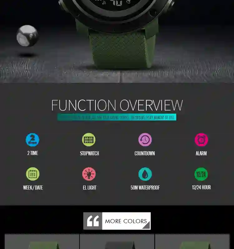 SKMEI 1416 Sport Watch Men Luxury Waterproof Electronic Watches Alarm Clock Men's Digital Wristwatches Relogio Masculino 1426