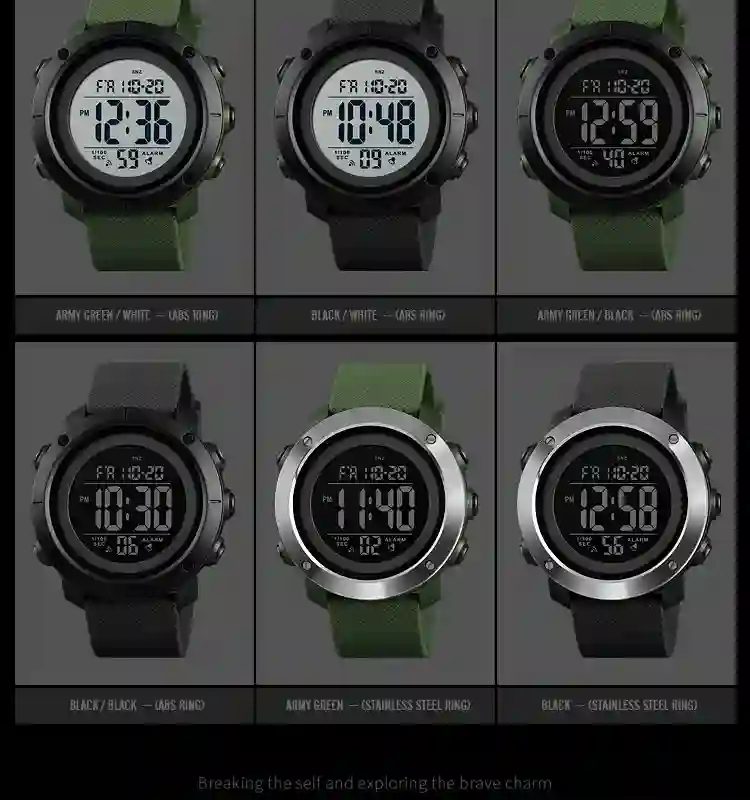 SKMEI 1416 Sport Watch Men Luxury Waterproof Electronic Watches Alarm Clock Men's Digital Wristwatches Relogio Masculino 1426