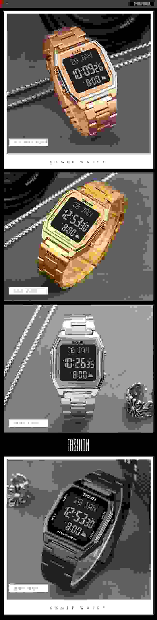SKMEI 1763 Business Men Watch Fashion Sport Waterproof Display Digital Led Electronic Mens Wristwatches Man Clock Reloj Masculin