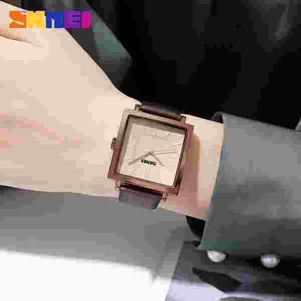 SKMEI 2032 Simplicity Small Block Women Watch 30 Meters Waterproof - Image 4