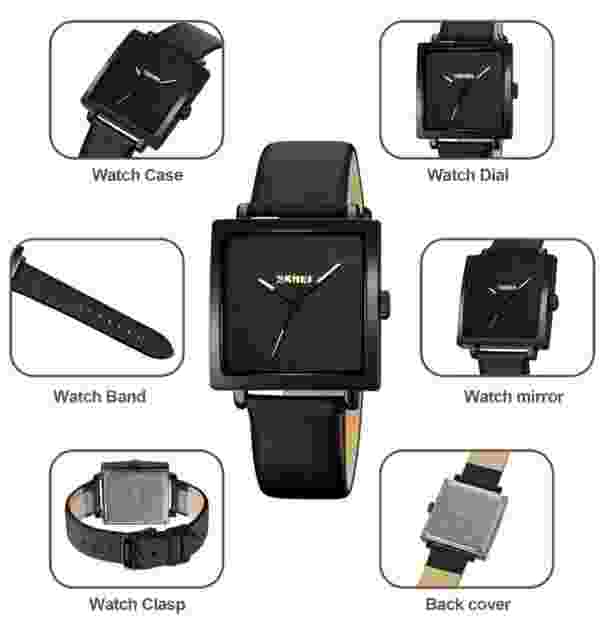 SKMEI 2032 Simplicity Small Block Women Watch 30 Meters Waterproof - Image 6