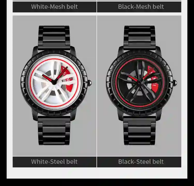 SKMEI 1634 Luxury Waterproof Quartz Mens Wristwatches Wheel Rotating Creative Date Calendar Men Watch Clock Reloj Masculino 1985
