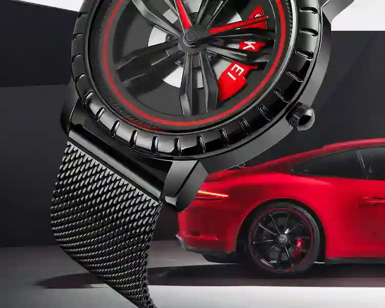 SKMEI 1634 Luxury Waterproof Quartz Mens Wristwatches Wheel Rotating Creative Date Calendar Men Watch Clock Reloj Masculino 1985