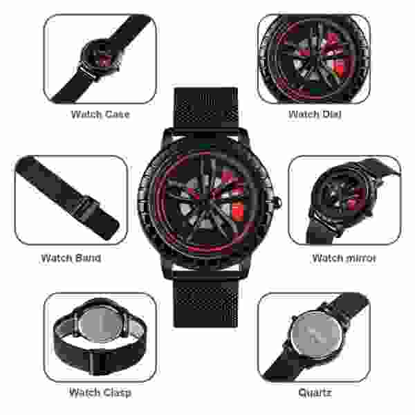 SKMEI 1634 Luxury Waterproof Quartz Mens Wristwatch - Image 5