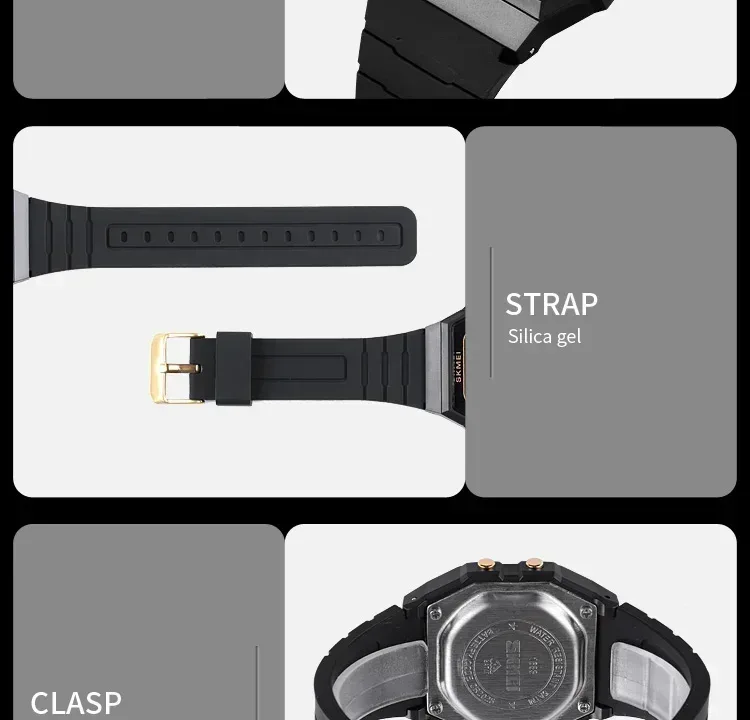 SKMEI 1683 Luxury Waterproof Mens Watches Electronic Sports Simple Stopwatch Wristwatches for Men Women Girl Relogio Masculino