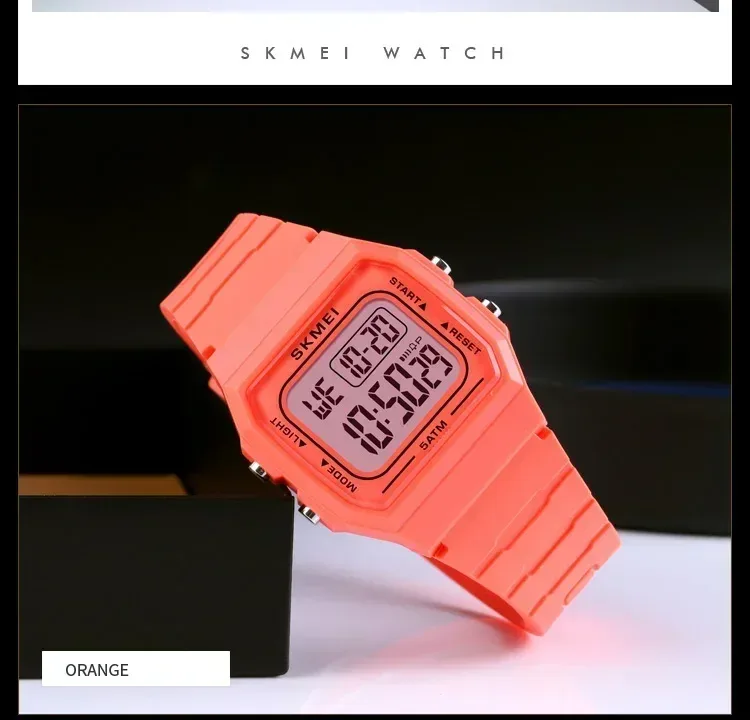 SKMEI 1683 Luxury Waterproof Mens Watches Electronic Sports Simple Stopwatch Wristwatches for Men Women Girl Relogio Masculino