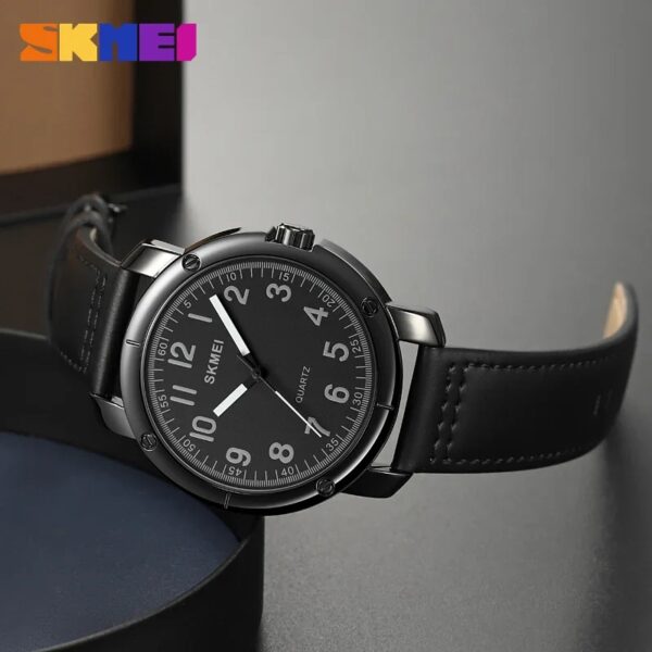 SKMEI 1987 Men Quartz Wristwatch Date Calendar Clock Sport Watch - Image 6