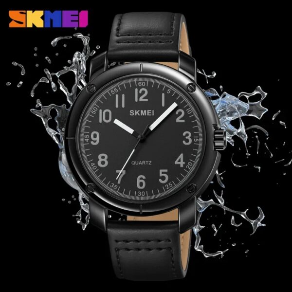 SKMEI 1987 Men Quartz Wristwatch Date Calendar Clock Sport Watch - Image 5