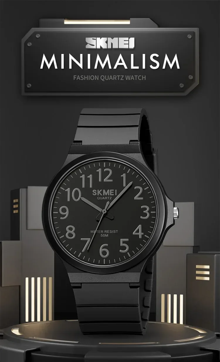 SKMEI 2108 Mens Simple Waterproof Watches Casual Sports Quartz Men Wristwatches Male Shockproof Time Date Clock reloj hombre