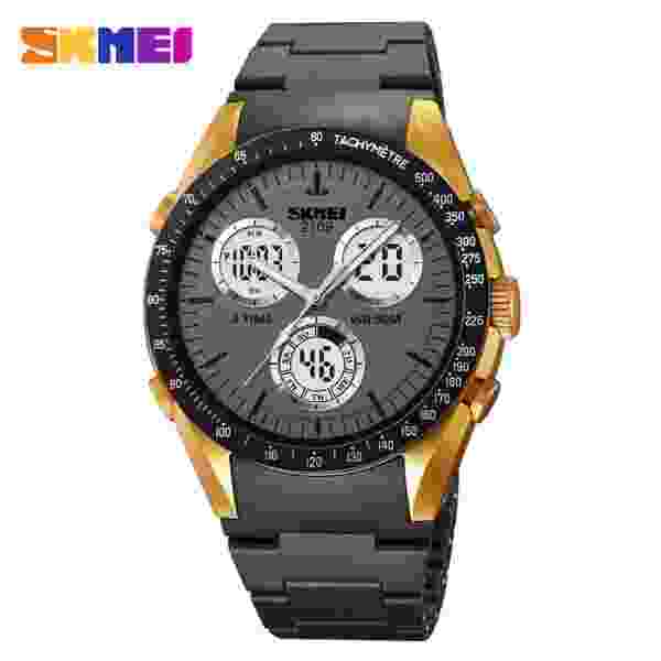 SKMEI 2109 Sport Watch Mens Multifunctional Time Military Camouflage Countdown Digital Men Wristwatch - Image 2