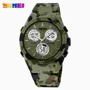 SKMEI 2109 Sport Watch Mens Multifunctional Time Military Camouflage Countdown Digital Men Wristwatch